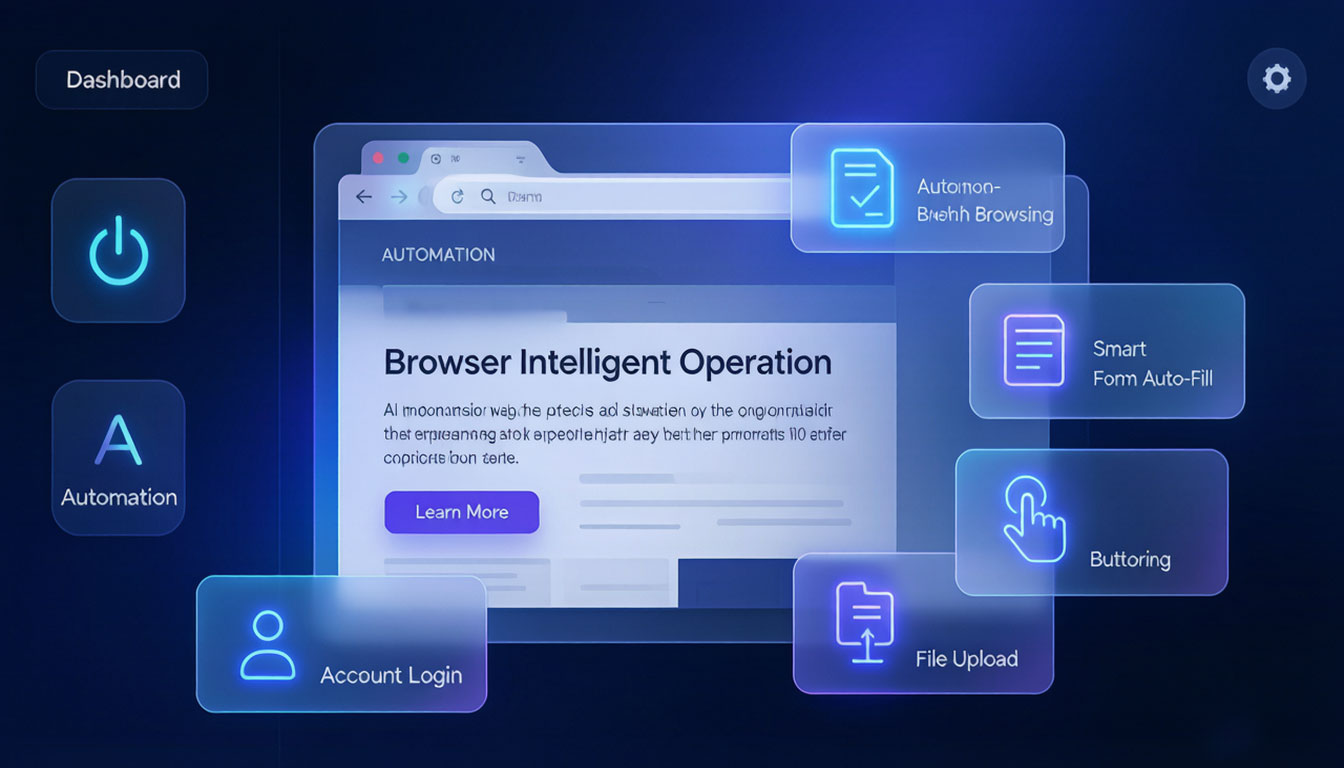 BrowserAgent 产品主视觉